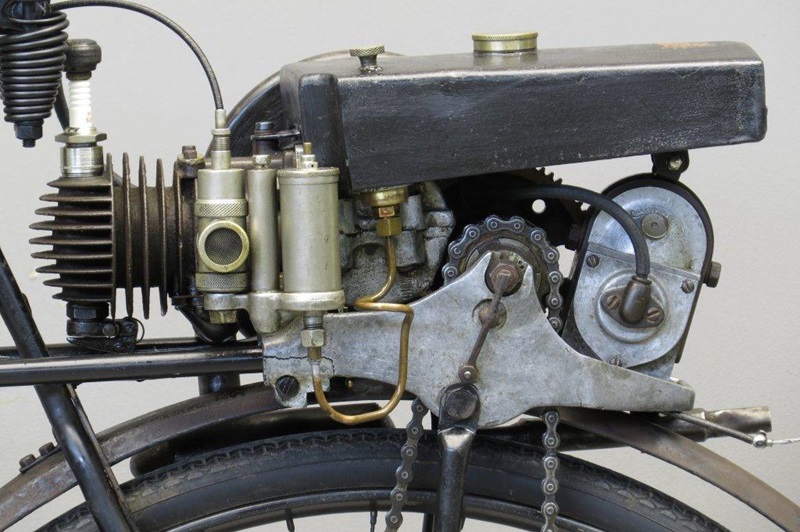 Велоцикл Sunbeam с двигателем Simplex 1919