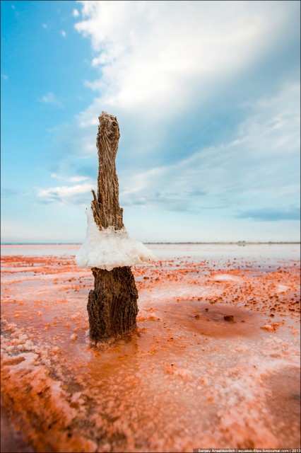 Фантастические скульптуры соляного озера 