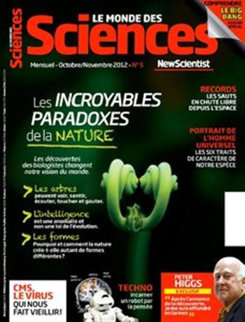 Le Monde des Sciences N 5 - Octobre-Novembre 2012