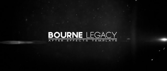 Bourne Legacy Tittle - Affter Effects Project