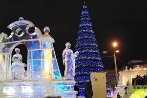 В Киеве на Новый год устроят фестиваль елок и ледовых скульптур