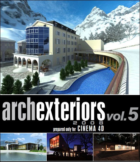 [3DMax]  Evermotion Archexteriors for C4D vol 5