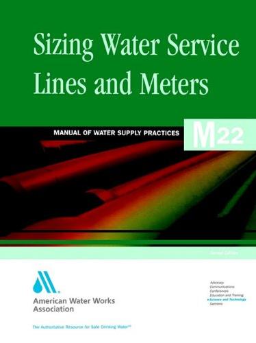 Sizing Water Service Lines and Meters, 2nd Edition