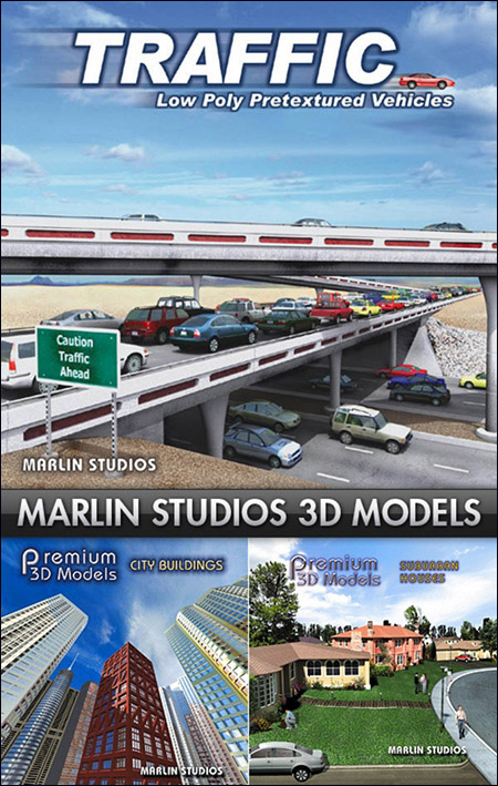[3DMax]   Marlin Studio Premium City Models Bundle