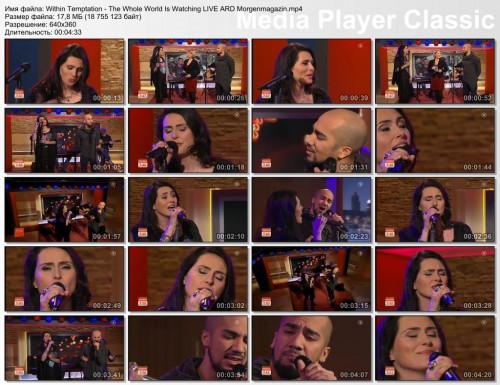 Within Temptation - The Whole World Is Watching (Live ARD Morgenmagazin 2014)