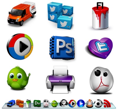 300 icons for RocketDock 1.3.5 by SVLeon [Multi/Русский]