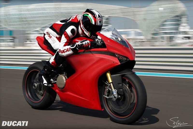 Концепт супербайка Ducati VR|46