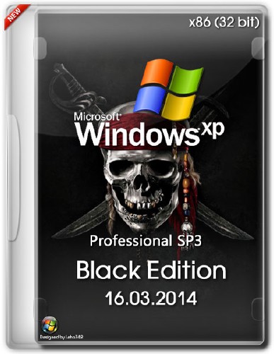Windows XP Professional SP3 Black Edition 16.03.2014 (86/ENG/RUS)