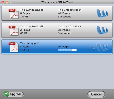 Wondershare PDF to Word for Mac 3.0 (Mac OS X) 