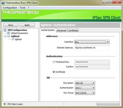 TheGreenBow IPSec VPN Client 5.55.001 Multilingual 31*8*2014