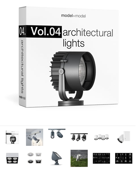[Max] Model Plus Model Vol.04 Architectural lights