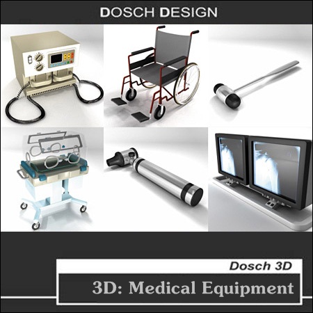 [3DMax] Dosch Design  3D Medical Equipment