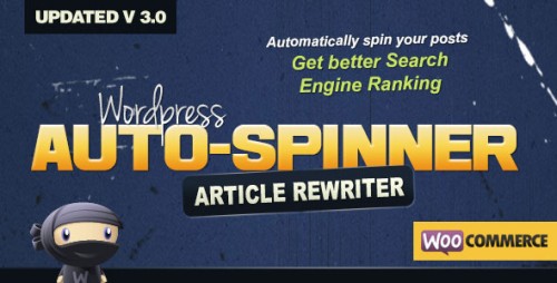Download WordPress Auto Spinner v3.0.2 - Articles Rewriter product pic
