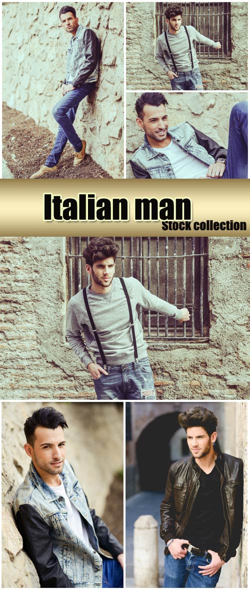 Italian man - stock photos