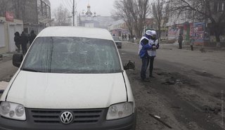ОБСЕ зафиксировала обстрел Луганска кассетными снарядами