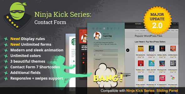 CodeCanyon - Ninja Kick v2.2.6 - WordPress Contact Form