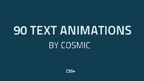 VideoHive - 90 Text Animations 9358175