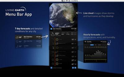 Living Earth Desktop Weather and World Clock 1.21 | MacOSX 161129