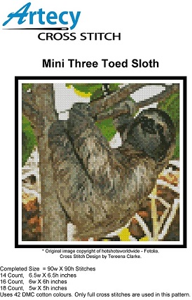 Mini Three Toed Sloth