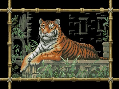 Dimensions 35158 - Bamboo Tiger