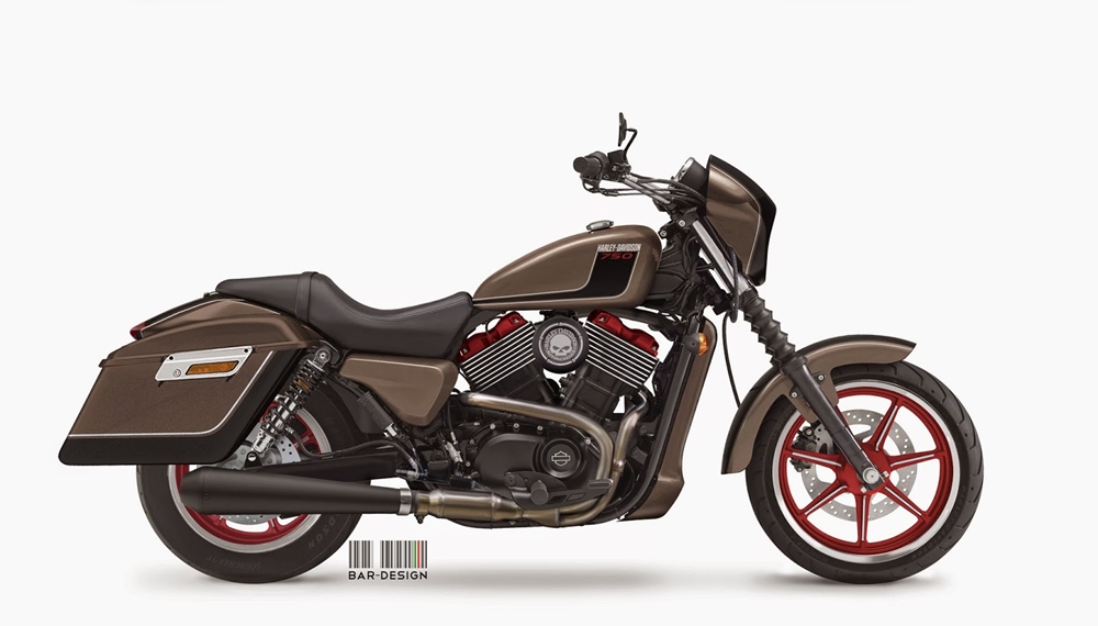Лука Бар - концепт Harley-Davidson Street 750