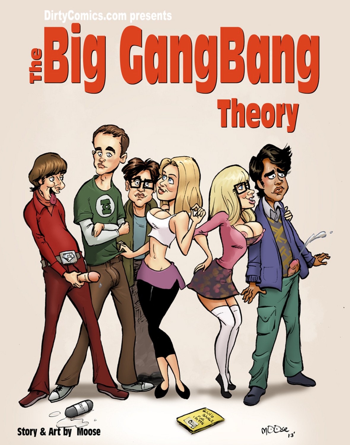 dirtycomics - The big gang bang Theory COMIC