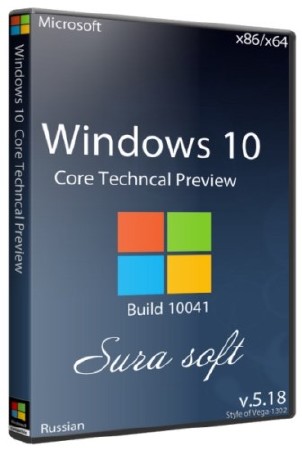 Windows 10 Core Techncal Preview 5.18 by sura soft (x86/x64/RUS)
