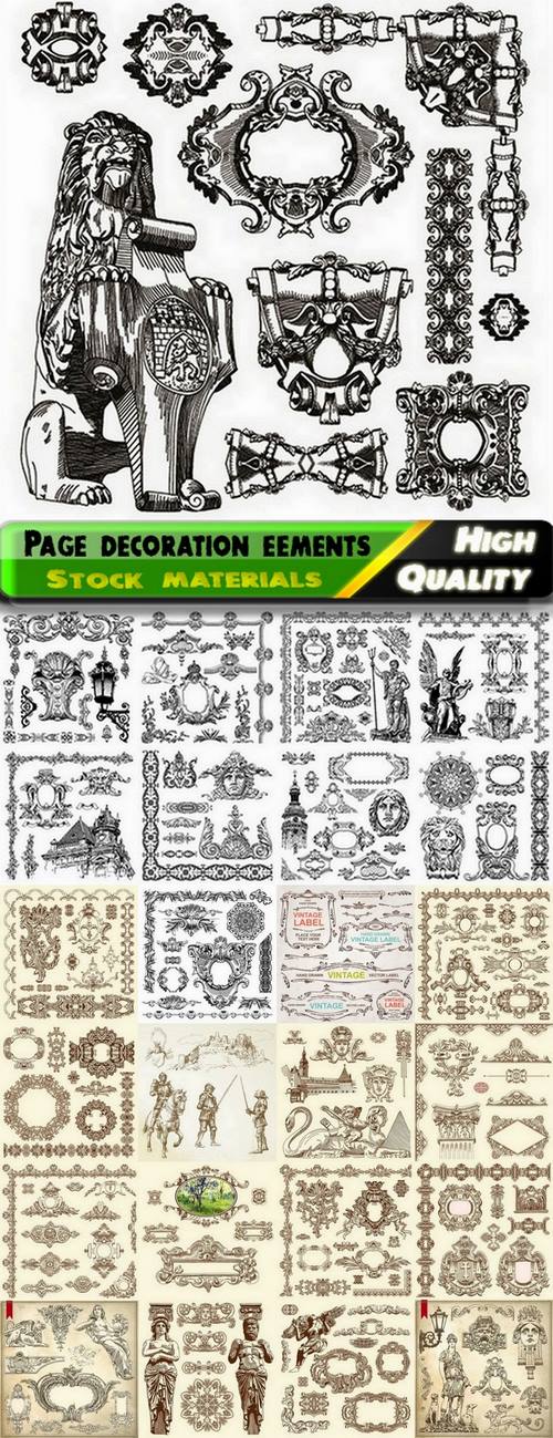 Hand drawn elements for page decoration 2