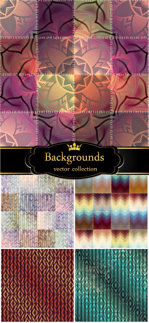 Vector backgrounds, abstract, texture