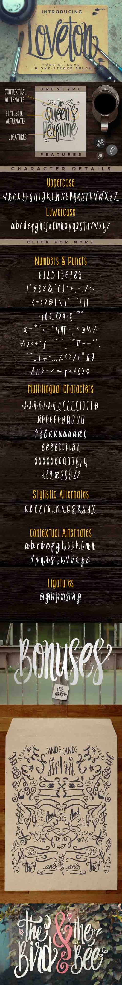Loveton Typeface