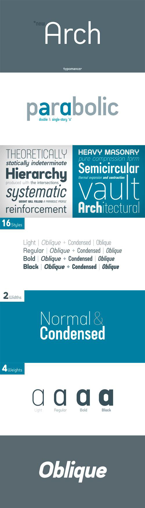 Arch Font Family