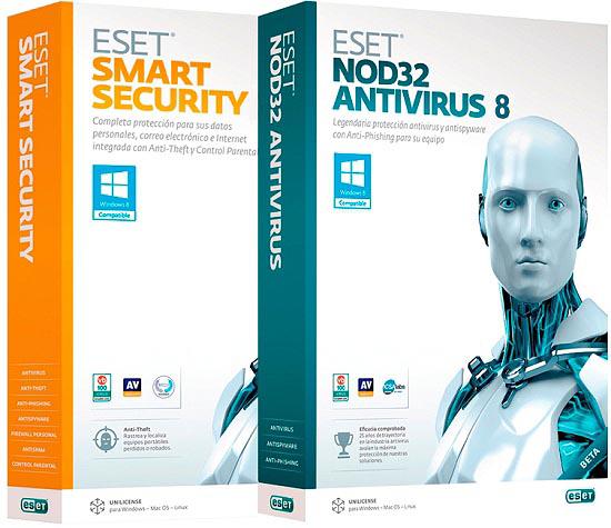 ESET NOD32 Antivirus / Smart Security 8.0.312.3 RePack by KpoJIuK (8-в-1)