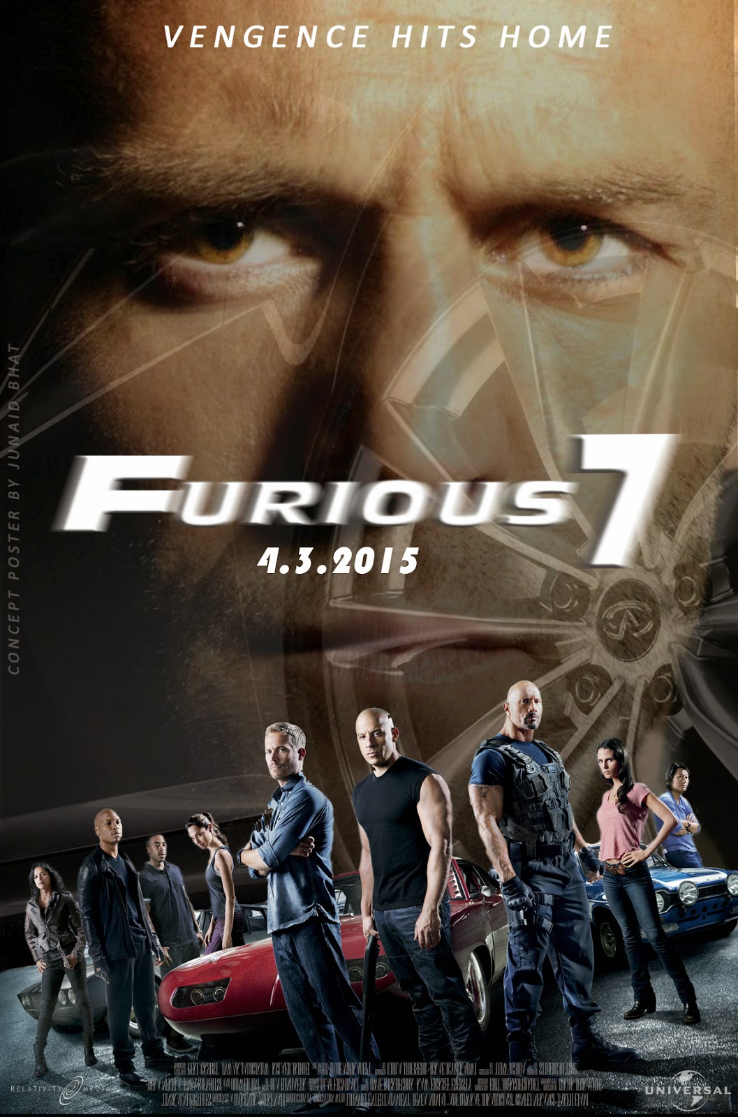 Download Fast and Furious 7 (2015) HD Telesync - 700MB - ShAaNiG