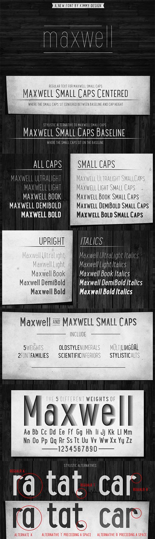 Maxwell Sans Font Family