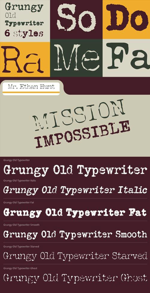 Grungy Old Typewrite