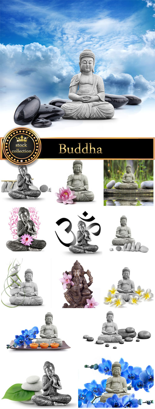 Buddha figure, deity - stock photos
