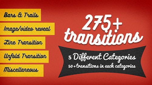 275+ Transitions - Project for After Effects (Videohive)