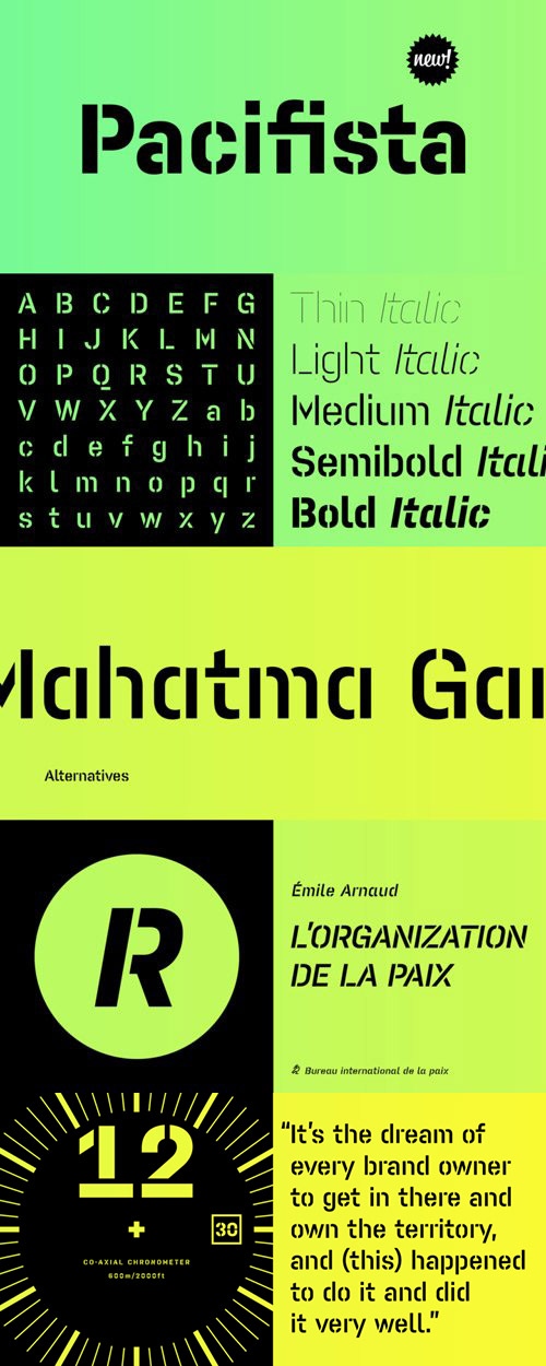 Pacifista Font Family