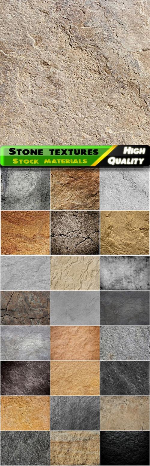 Textures stones with rough and cracked surface - 25 HQ Jpg