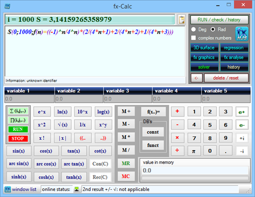 fx-Calc 4.4.0.1 + Portable (x86/x64)