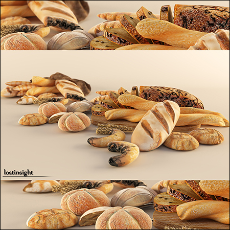 [3DMax]   Bread Cravings