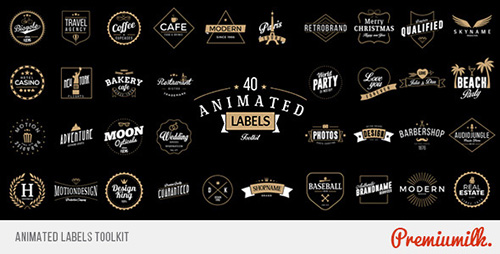 Animated Labels Toolkit - Project for After Effects (Videohive)
