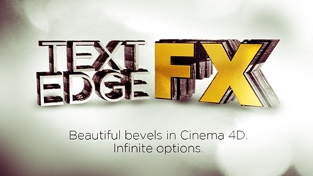 C4D Text Edge FX 